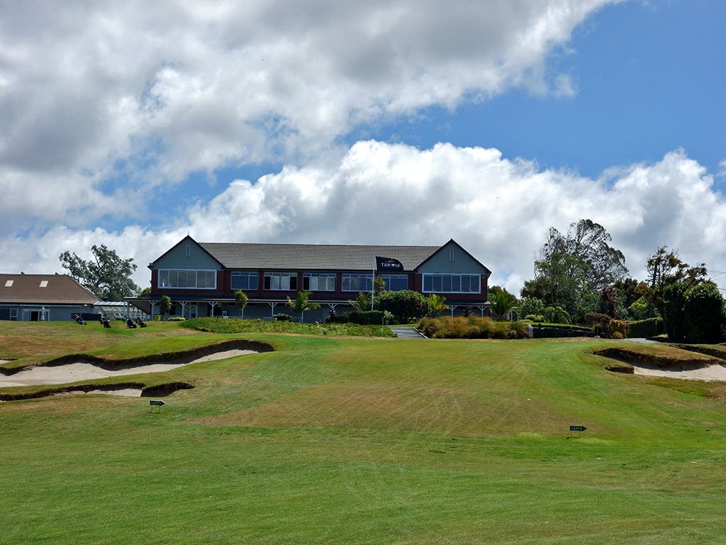 18th Hole at Titirangi Golf Club (384 Yard Par 4)